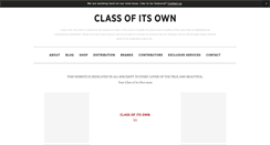 Desktop Screenshot of class-of-its-own.com